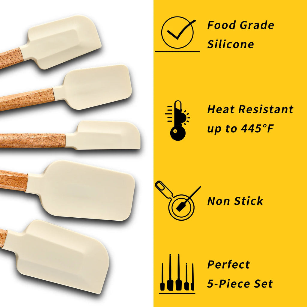 La Spatule Truffe & Cie — Manche bois et tête silicone