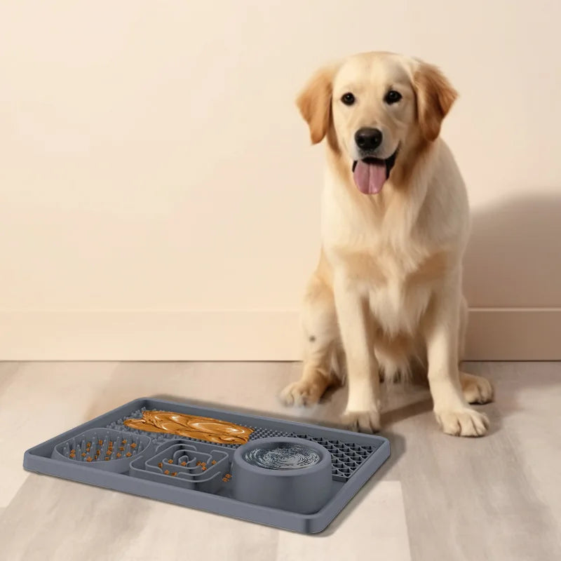 Le Gourmand — Tapis de léchage XXL anti-glouton pour grand chien