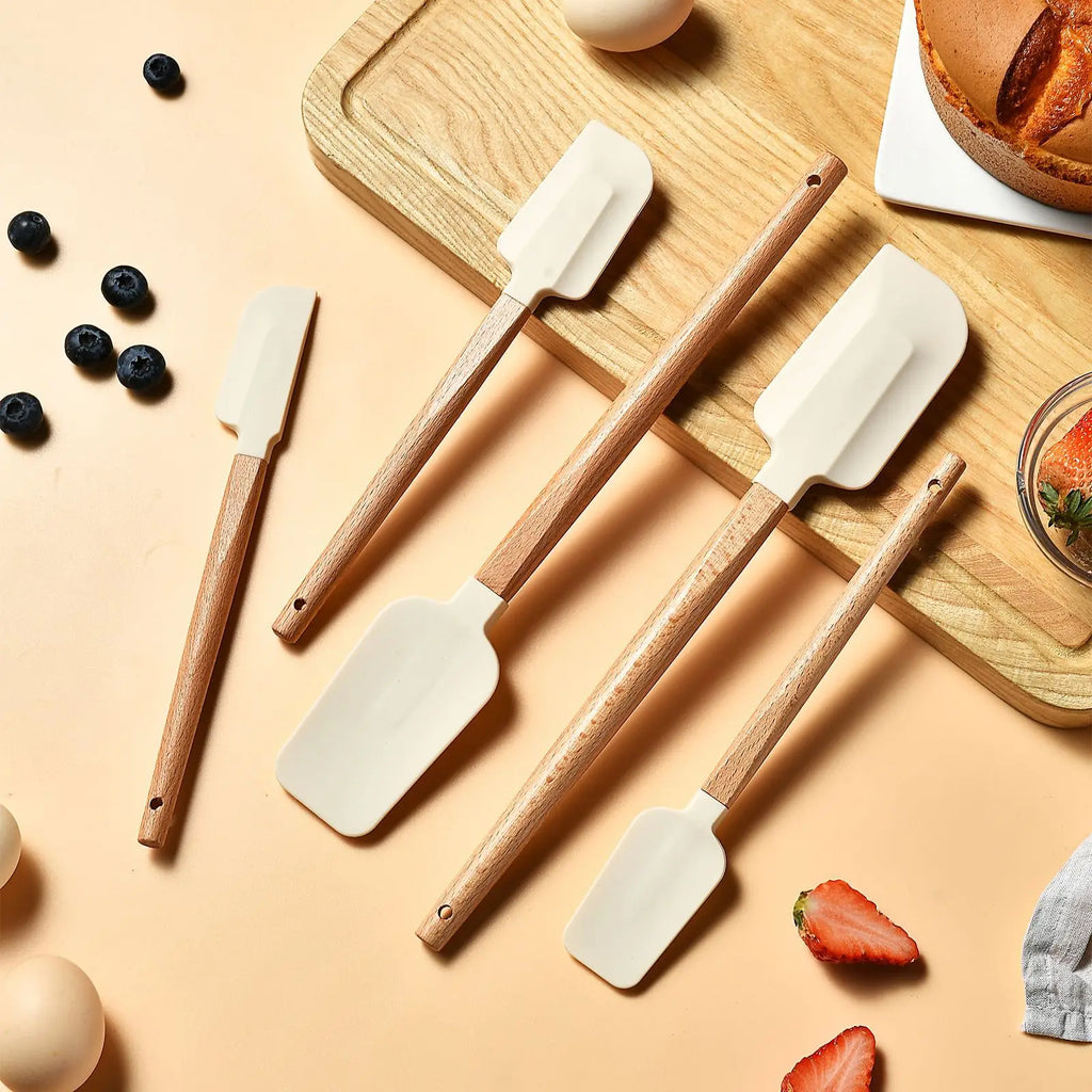 La Spatule Truffe & Cie — Manche bois et tête silicone