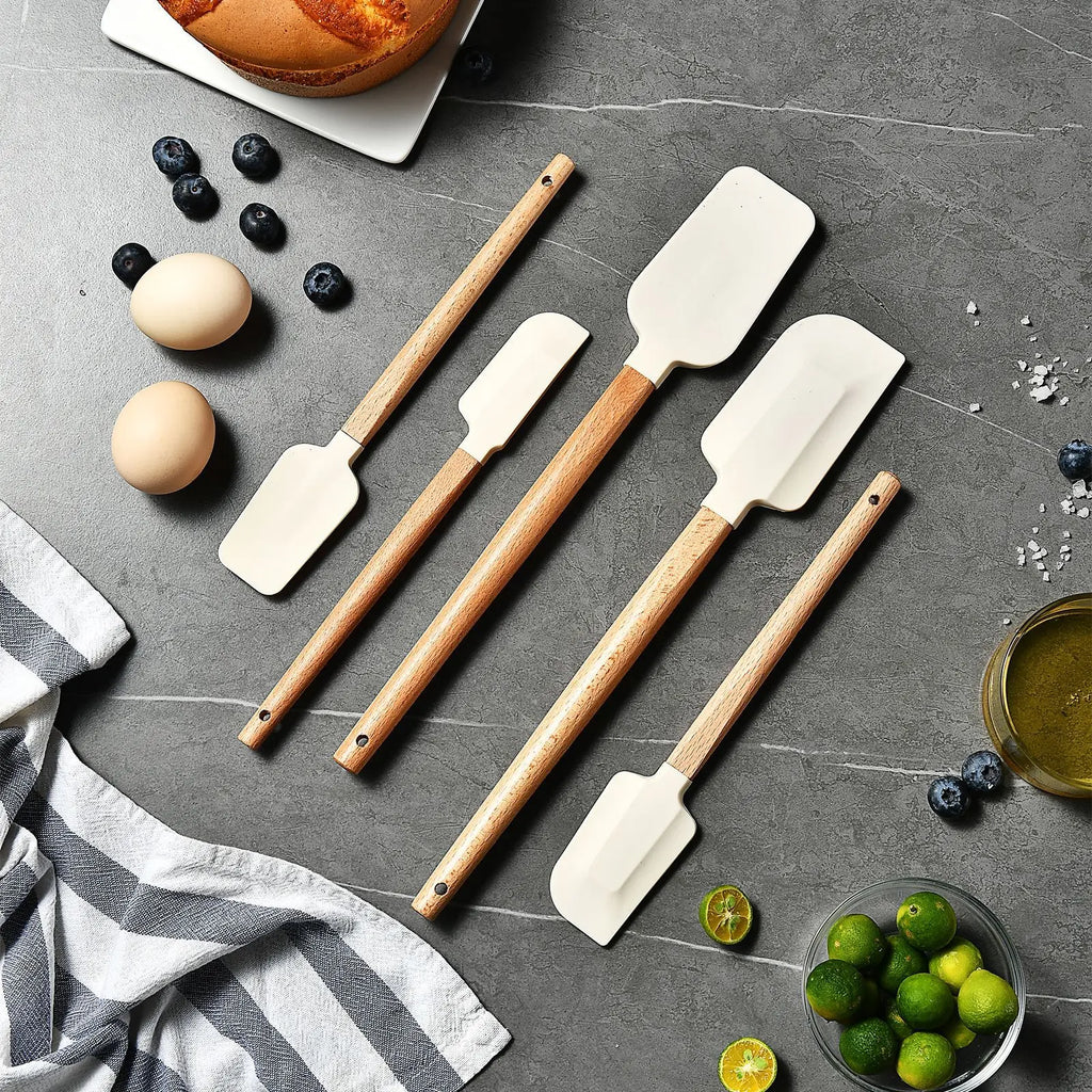 La Spatule Truffe & Cie — Manche bois et tête silicone