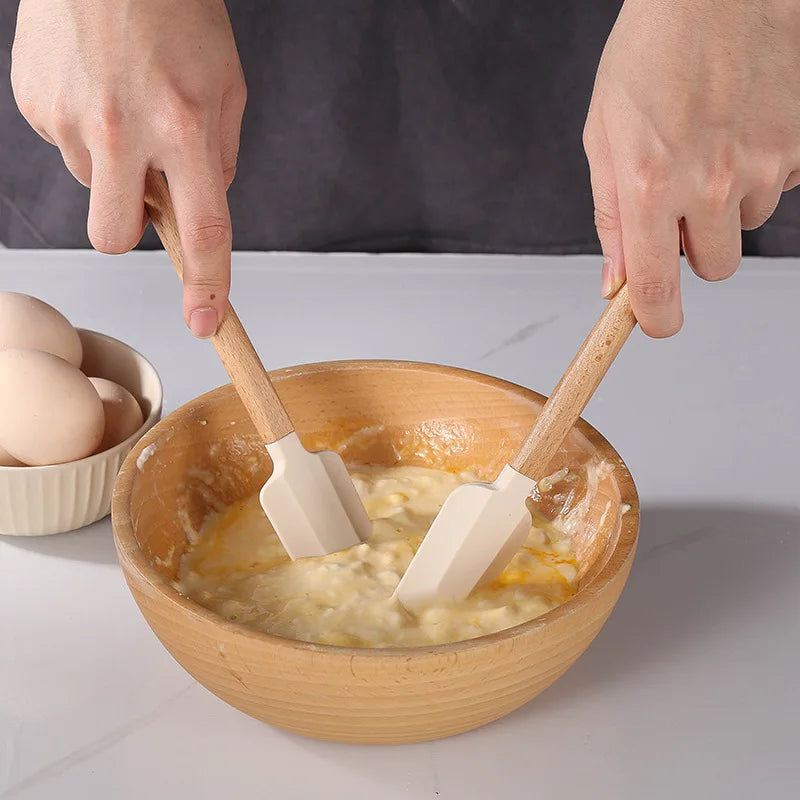 La Spatule Truffe & Cie — Manche bois et tête silicone
